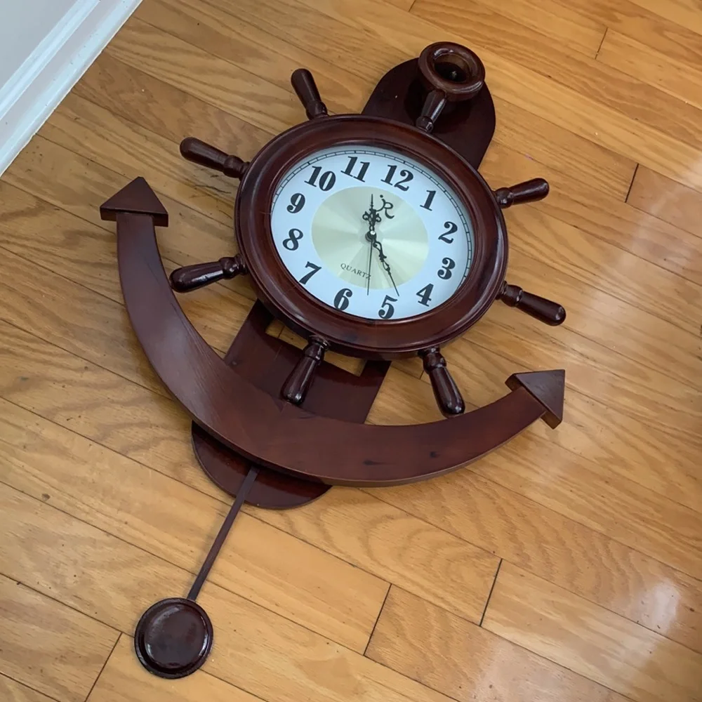 Sailor’s Ship Wheel Clock